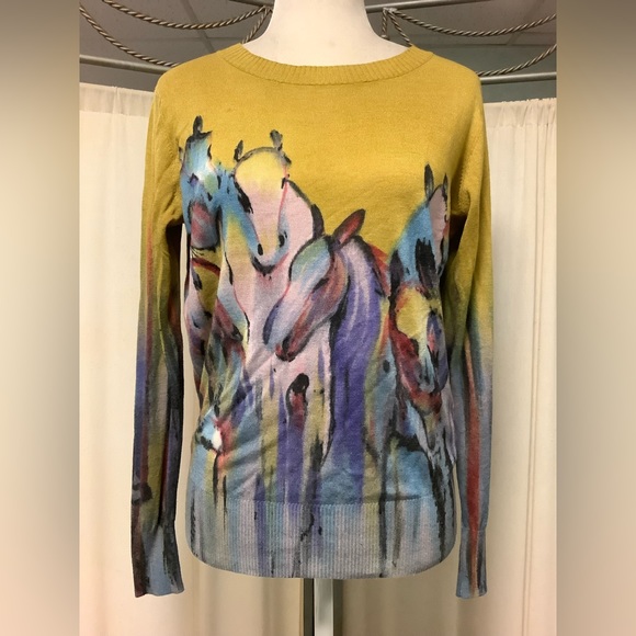 Who*s who horses thin knit sweater - Picture 2 of 12